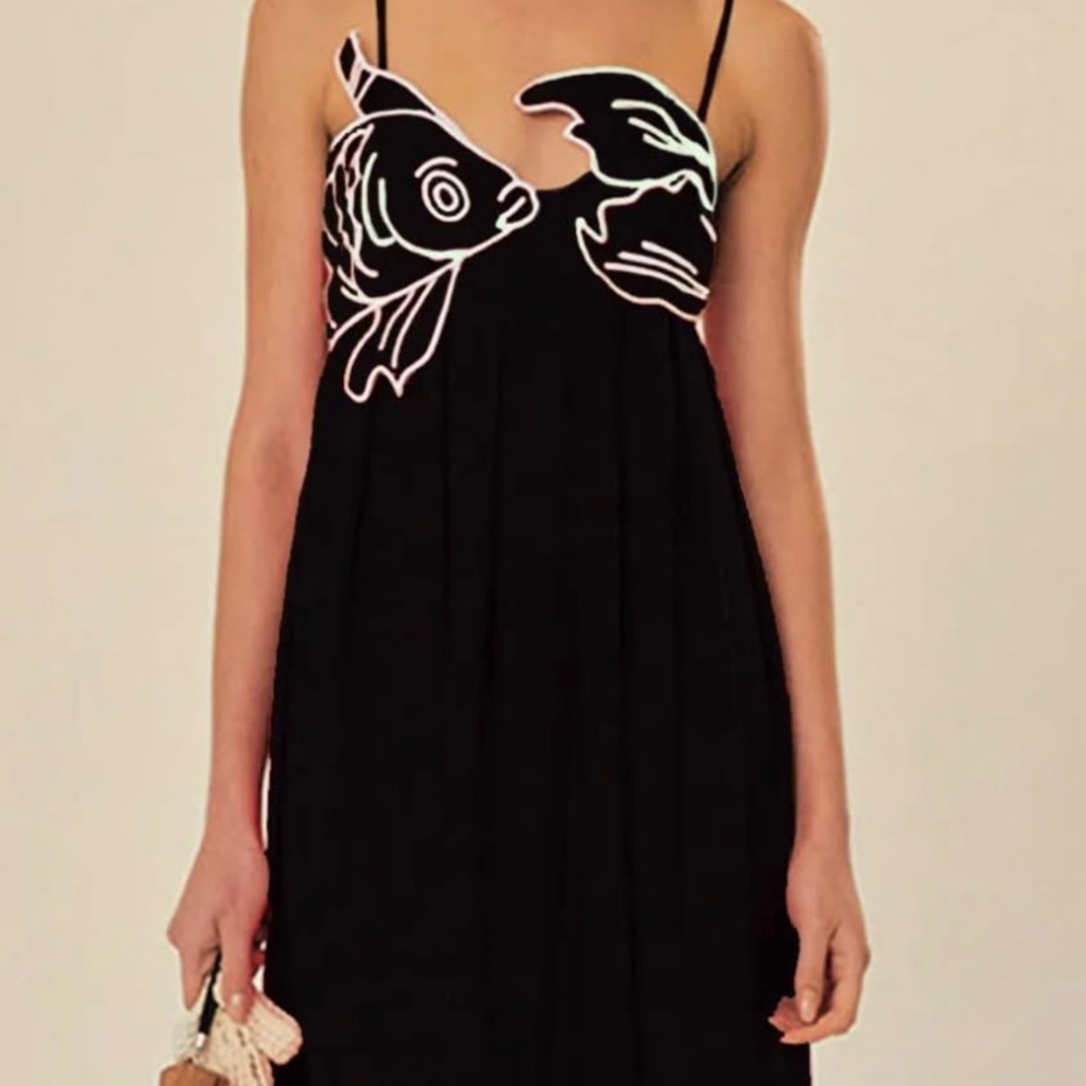 The commense fish dress- farm rio style